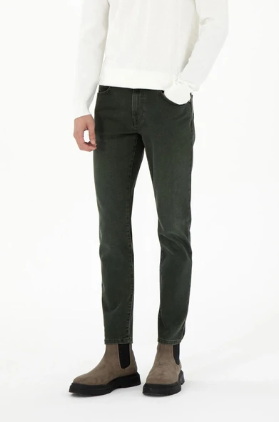 Captiva Regular Fit Likralı Erkek Örme Jean Pantolon-6932