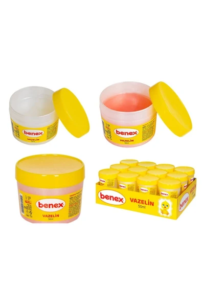 Benex Vazelin 50 ml 12'li Paket - Sade - 2