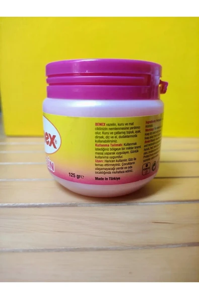 Benex Alontoin'li Gül Kokulu Vazelin 125 Gr/150ml - 3