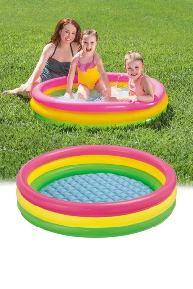 İntex 3 Boğumlu Şişme Havuz 114x25 Cm IH 57412