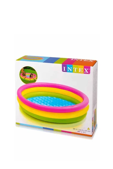 İntex 3 Boğumlu Şişme Havuz 114x25 Cm IH 57412 - 4