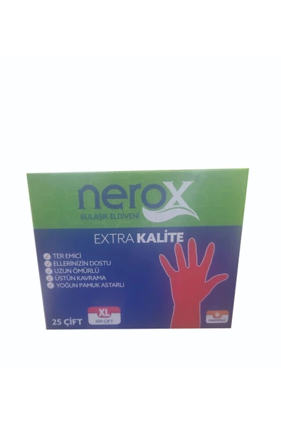 Nerox Bulaşık Eldiveni - XL - X-Large 5 çift - 2