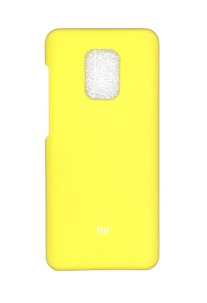 Xiaomi Redmi Note 9S Orijinal Silikon Kılıf Sarı (Xiaomi Türkiye Garantili)