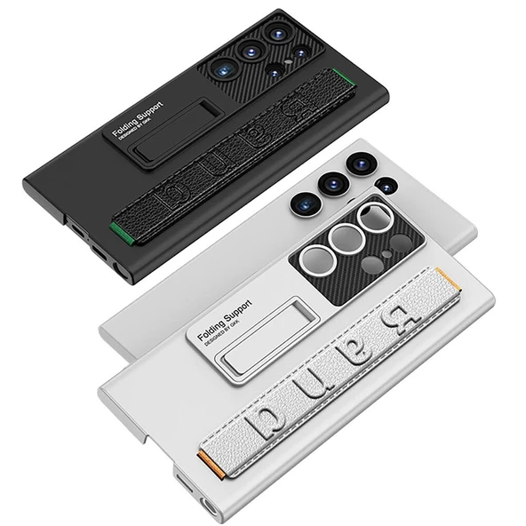 Galaxy S24 Ultra Kılıf Standlı El Tutacaklı Redclick Band Kapak - Resim 4