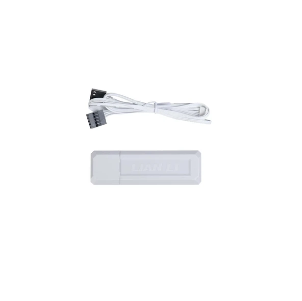 Lian Li G99.12RSLLCD1W3W.00UNI FAN REVERSE SL WIRELESS LCD 3x120mm Beyaz Kasa Fanı - 7