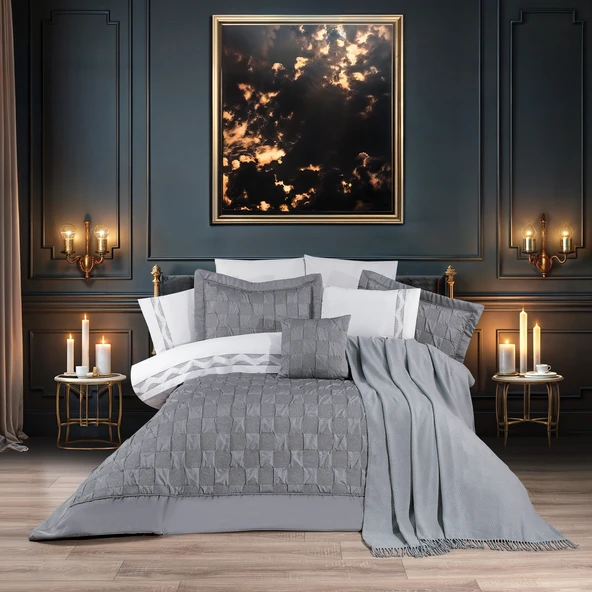 Schafer Home Moneta Çeyiz Seti 11 Parça-Gri