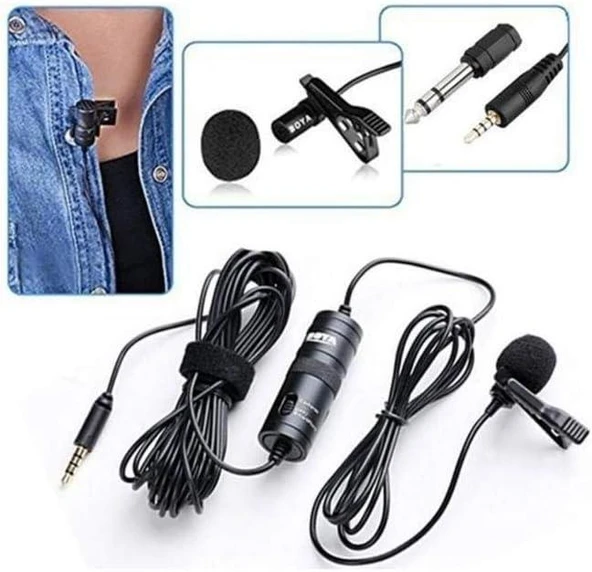 Boya BY-M1 Profesyonel Youtuber Yaka Mikrofonu Outlet - 2