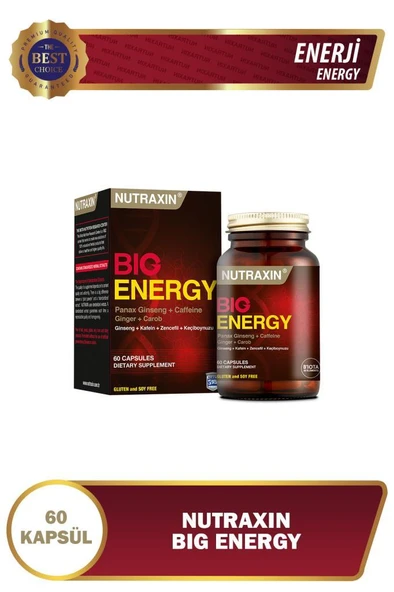 Nutraxin Big Energy 60 Kapsül
