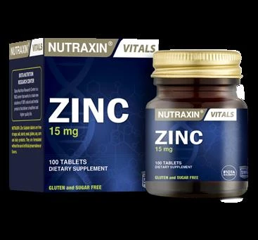 Nutraxin Zınc 15 Mg 100 Tablet
