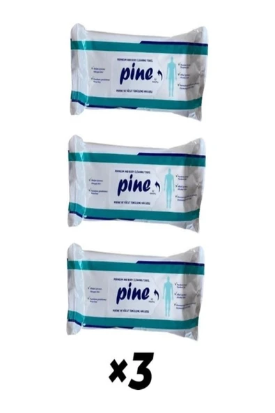 Vücut Temizleme Havlusu 50'li 3 Paket