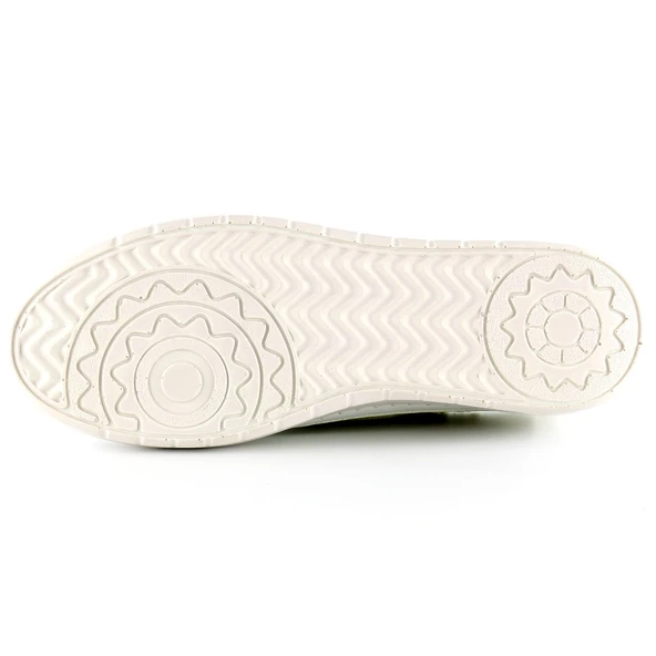 Erkan Saçmacı Valentina Siyah Denim Kristal Taşlı Gümüş Bağcıklı Sneaker - 5