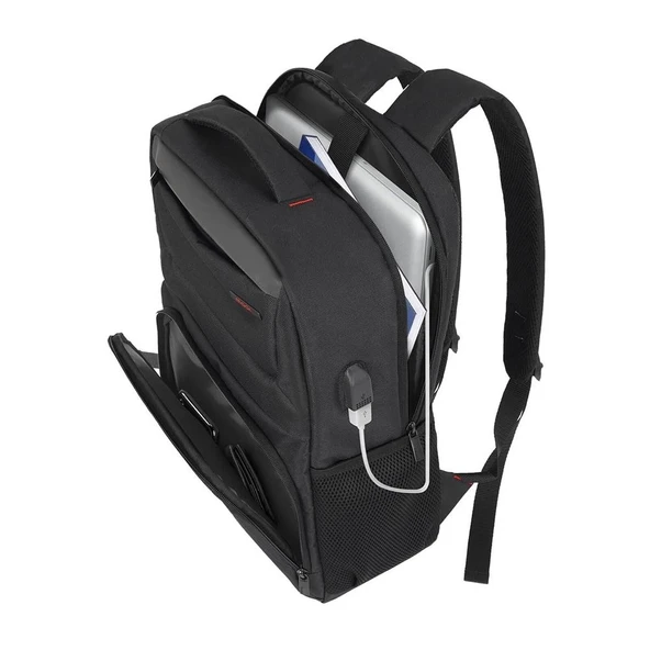 Mack MCC-805 15.6 Business X Notebokk Çantası Usb Bağlantı - Resim 2