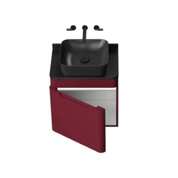 Colorit Lavabo Dolabı 60cm Berry – Kapaklı - 2