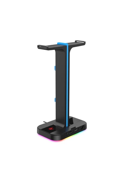 Havit Gamenote TH650 RGB Işıklı Gaming Kulaklık Standı 2*USB Portu