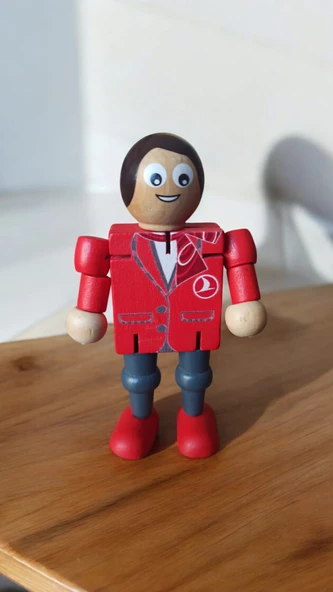 ahşap hostes figür & 10 cm - 2