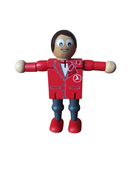 ahşap hostes figür & 10 cm - 3