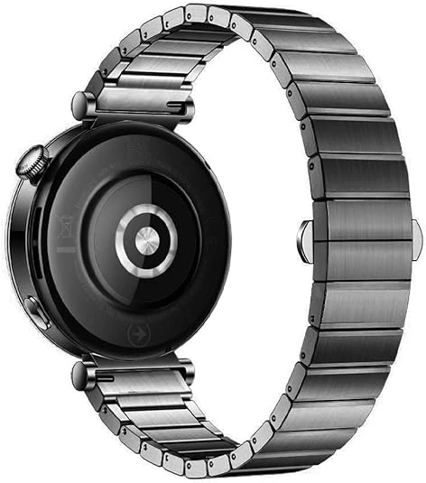 Huawei Watch GT 5 Pro 42mm/ GT 5 41mm/GT 4 41mm (18mm uyumlu) Kordon Baklalı Metal Kordon - 7