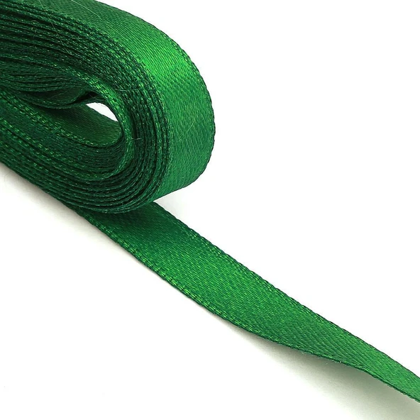 NEDI KURDELE SATEN 1CM 10MT YESIL - 1