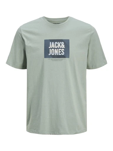Jack Jones Erkek Bisiklet Yaka  Yeşil Tişört 12268477