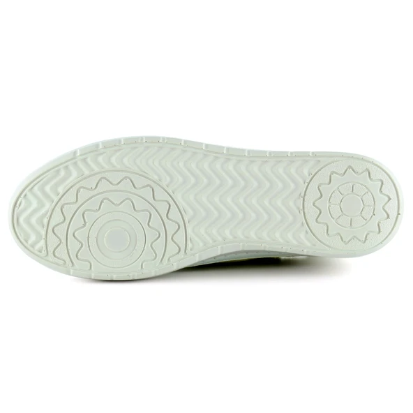 Erkan Saçmacı Valentina Mavi Denim Kristal Taşlı Gümüş Bağcıklı Sneaker - 5