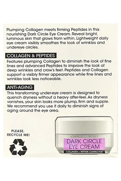 Advanced Clinicals Koyu Halka Karşıtı Göz Kremi 30ML - 5