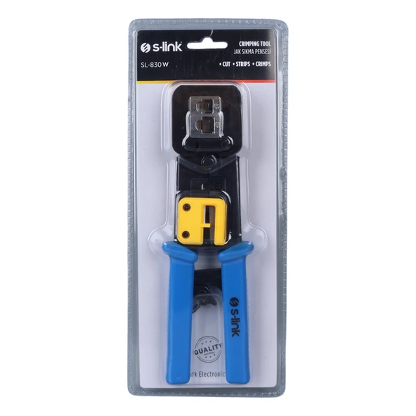SL-830W RJ45/RJ11 YENİ NESİL AÇIK UÇLU EZ RJ45 İKİLİ PENSE