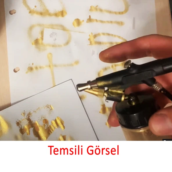 Airbrush Mini Efekt Boya Tabancası Küçük Hobi Boyama Havalı Boya Püskürtücü 1 Adet - 6
