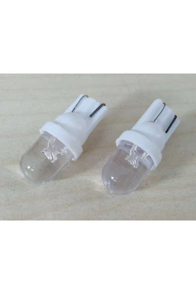 DNZSM T10 DİPSİZ LED AMPUL (İTHAL) BEYAZ 12V (2ADET FİYATI) T10 PARK, SİNYAL, PLAKA, GERİ VİTES AMPULU - 2
