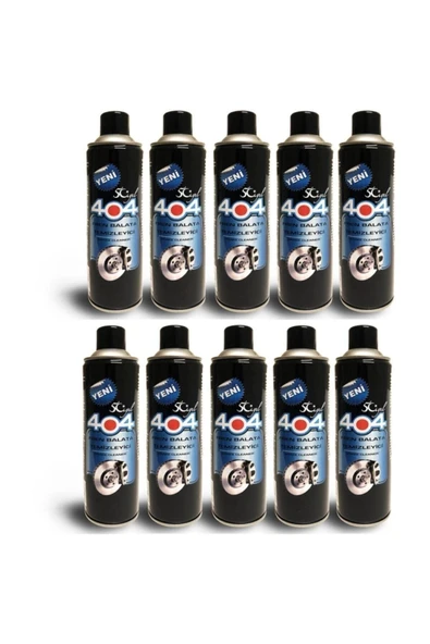 404 Kimya Fren Balata Genel Temizleme Sprey 500 ml 10 Adet 404