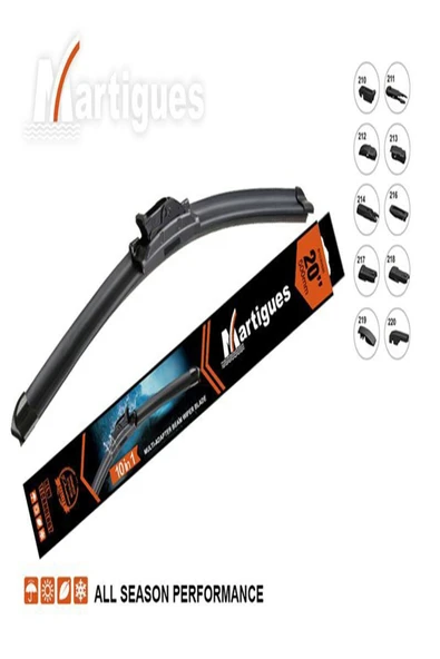 MARTIGUES Muz Silecek () 10 Aparatlı 380mm 15ınc