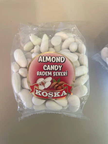 KOSKA BADEM ŞEKERİ 200 GR KOLİ 24 ADET - Resim 3