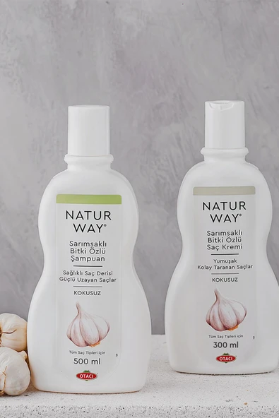 Naturway Sarımsaklı Bitki Özlü Şampuan 500ml – Ikili Paket - 4