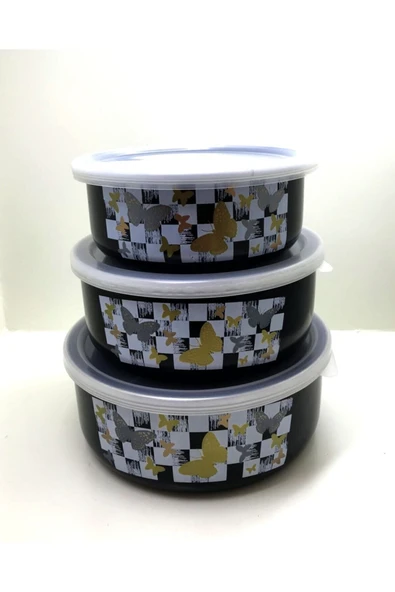 Alev Alv016 3 Lü 14/16/18 Siyah Desen Sak Kabı ürün görseli