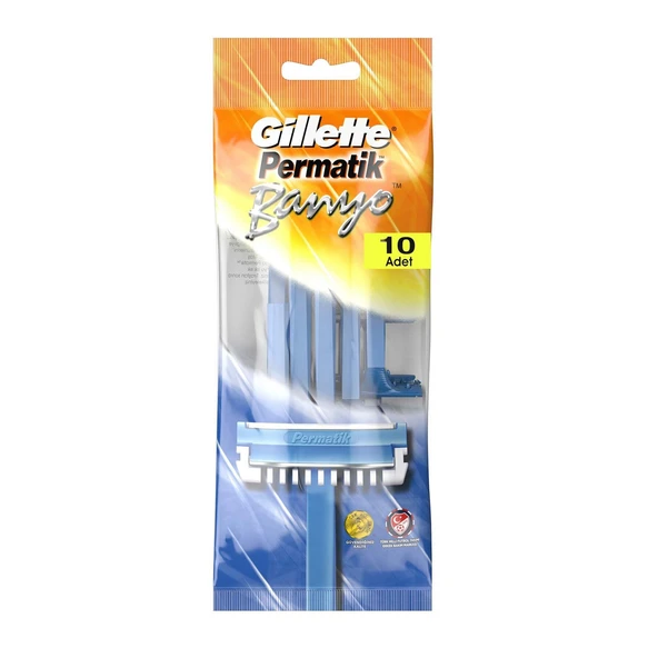 Gillette Permatik Banyo Kullan At Tıraş Bıçağı 10 Lu x 2 Adet - 2