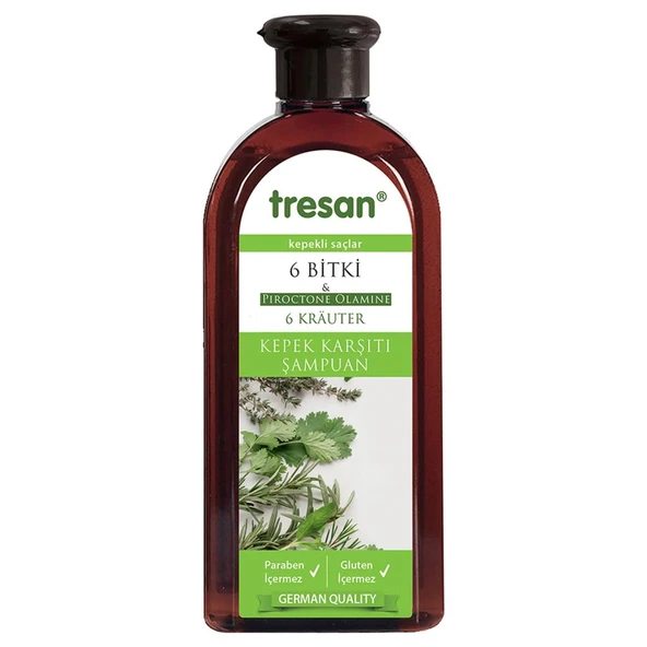 Tresan 6 Bitki Şampuan 300 ml Kepek Karşıtı
