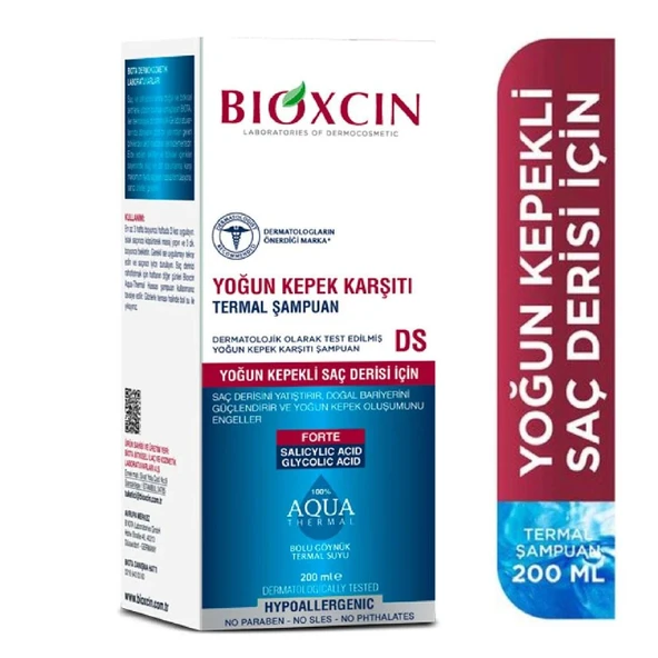 Bioxcin Aqua Thermal Yoğun Kepek Karşıtı Şampuan DS 200 ml