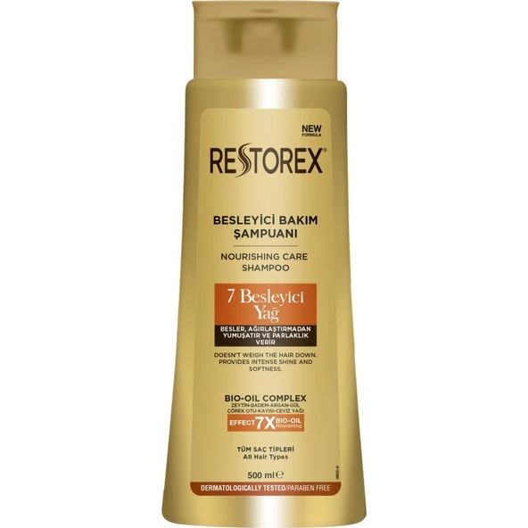Restorex 7 Besleyici Yağ Besleyici Bakım Şampuanı 500 ml