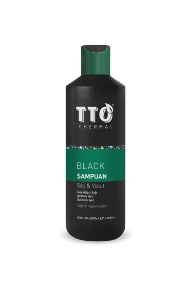 Tto Black Saç Ve Vücut Şampuanı 500 Ml - 2