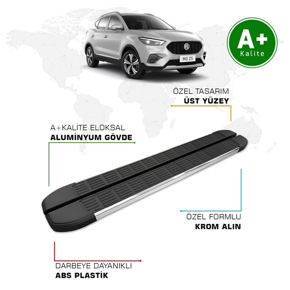 FA OTOMOTİV MG ZS Yan Basamak 2018 Model ve Sonrası S-Line ürün görseli 1