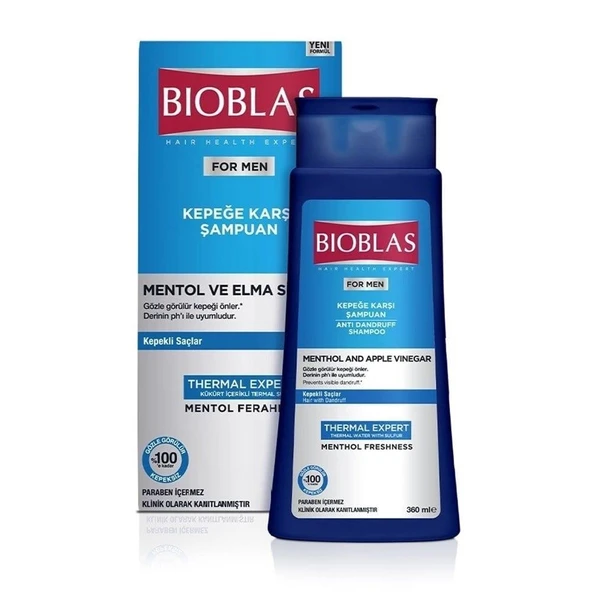 Bioblas Men Thermal Expert Kepeğe Karşı Şampuan 360 ml