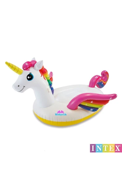 Intex Tek Boynuzlu At Tutmaçlı Ada Binici 201x140x97 cm IBN57561