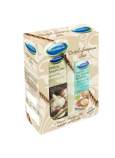 Mecitefendi Isırgan Şampuanı 250 Ml ve Organik Argan Yağlı Saç Bakım Maskesi 150 Ml 2li Set