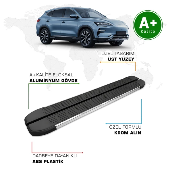 FA OTOMOTİV BYD Seal U Elektrikli Yan Basamak 2022 Model ve Sonrası S-Line ürün görseli 1