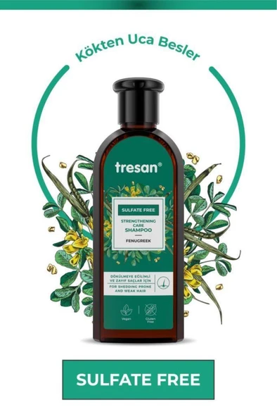 Tresan Çemen Otu Güçlendirici Sülfatsız Şampuanı 300 ml - 2