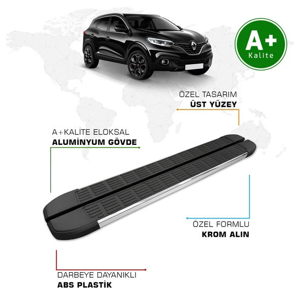 FA OTOMOTİV Renault Kadjar Yan Basamak 2015 – 2022 Model S-Line