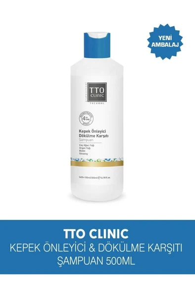 Tto Clınıc Kepek Önleyici Dökülme Karşıtı Şampuan 500 ml
