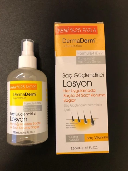Dermaderm Keratin Saç Dökülmesine Karşı Şampuan Formula HD-77 300 Ml