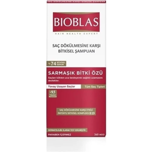 Bioblas Saç Dökülmesine Karşı Sarmaşık Özlü Şampuan 360 ml