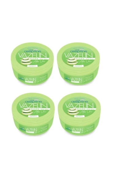 Cire Aceptine 4 Adet Vazelin Aloe Vera 150 ml