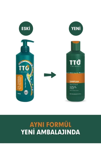 Tto Termal Saç Ve Vücut Şampuanı 500 ml - 3